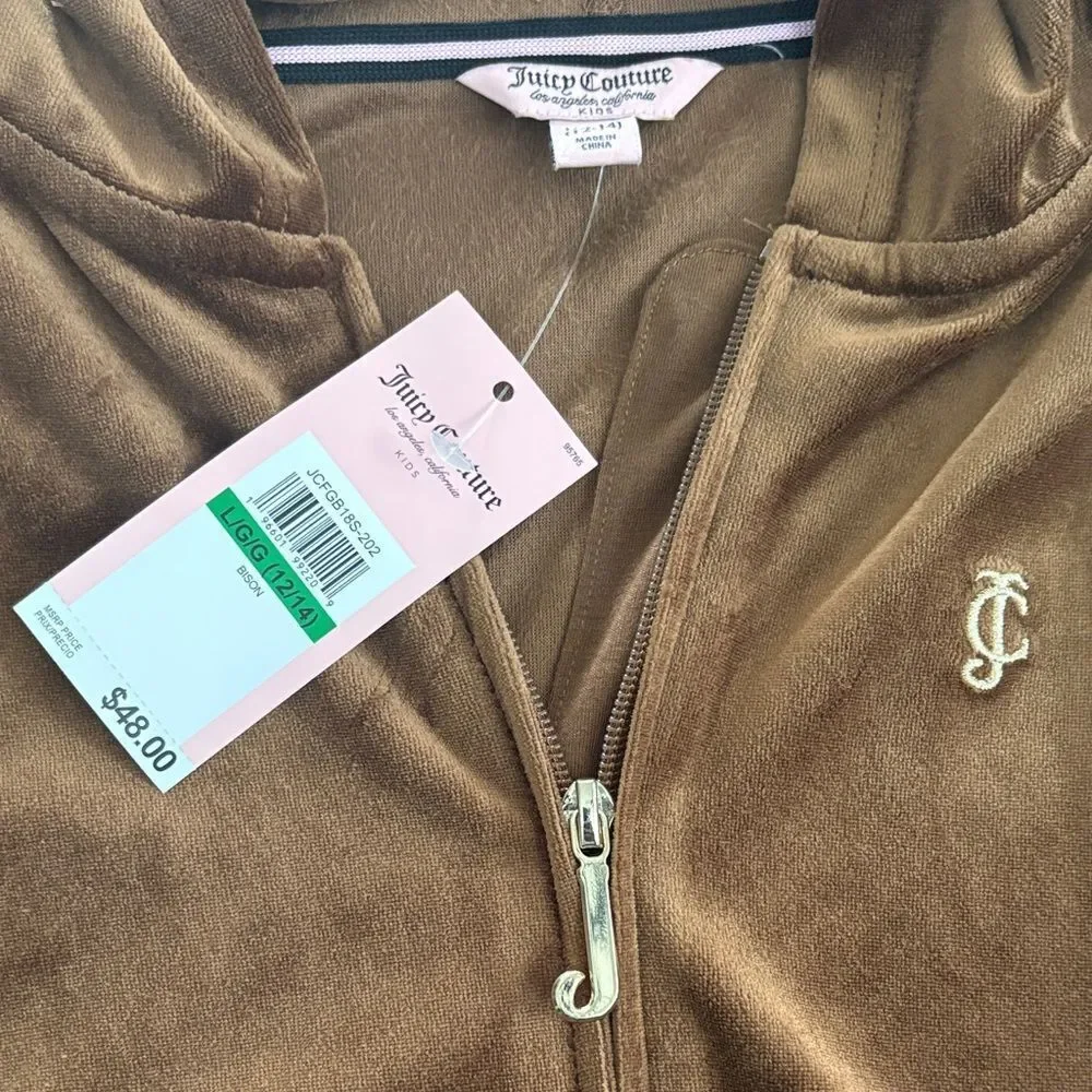 Juicy Couture Girls Plush 2pc Outfit.